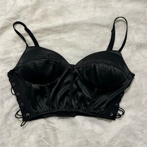 Black corset top